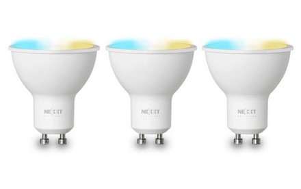 Nexxt Solutions Connectivity - Light Bulb - GU10 CCT 110V 3PK - Alexa - Seguridad y Automatización
