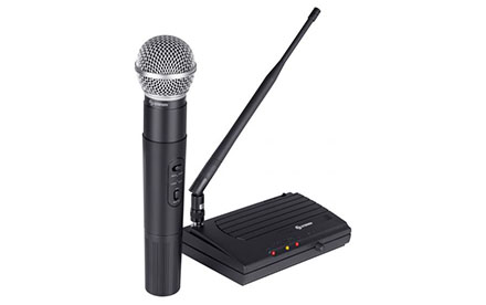 Micrófono profesional inalámbrico UHF