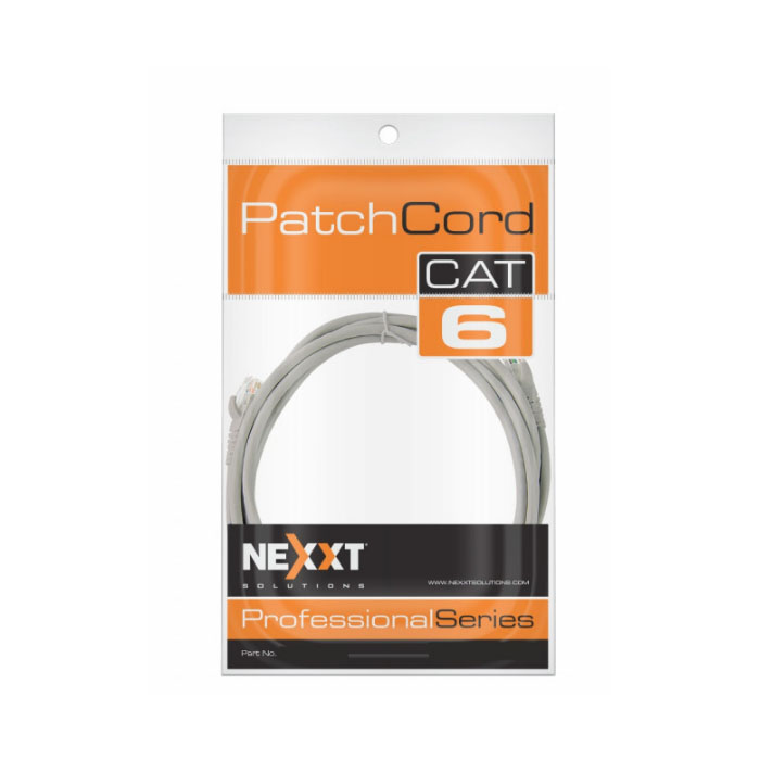 Nexxt - Patch Cord Cat6 7FT GRIS