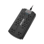 Forza FSP-10UN - Protector de Voltaje, 10 Salidas, 110V/220V, 15A, 1080 Joules