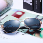 Gafas de sol polarizadas para mujer, protección UV, gafas de exterior, ultra ligeras