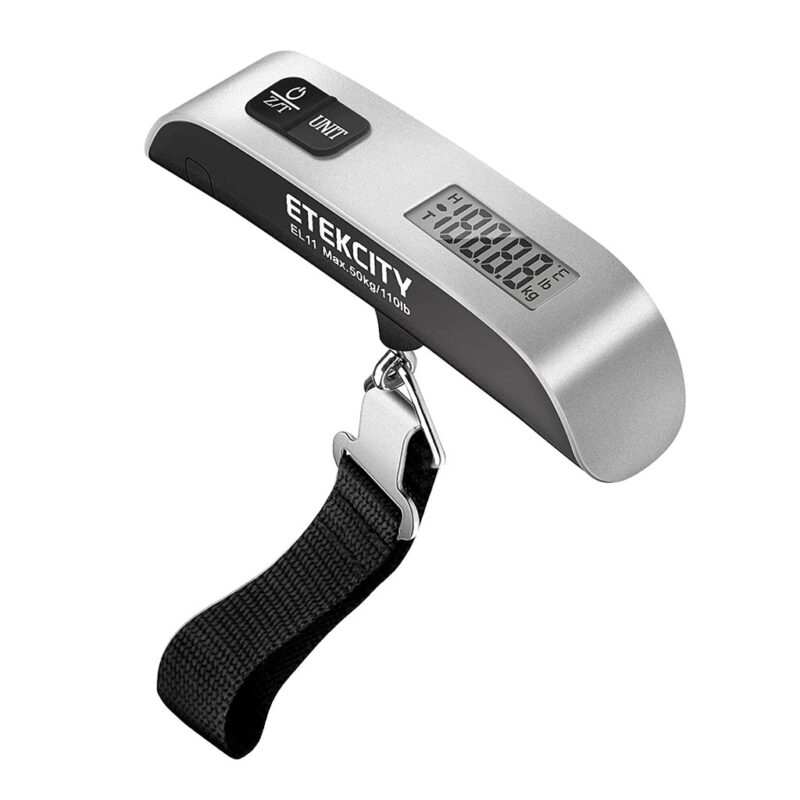 Pesa digital portable para equipajes