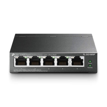 Tp-Link TL-SG1005P Switch de escritorio Gigabit de 5 puertos con PoE + de 4 puertos.