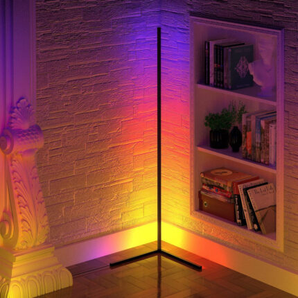 Lámpara de pie RGB compatible con Google Home y Alexa