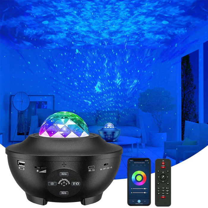 Luces nocturnas con proyector compatible con Alexa