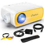 Mini Projector Portable LED Full Color con interfaz para HDMI USB TV + control