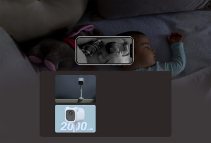 Cámara Wifi EZVIZ BM1 Blue Monitor de Bebé full HD 1080p