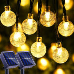 Pack de 2 set de 30 luces solares decorativas de 20 pies C/U impermeables