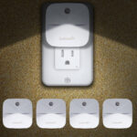 Pack de 4 Luces LED Nocturnas con sensor inteligente