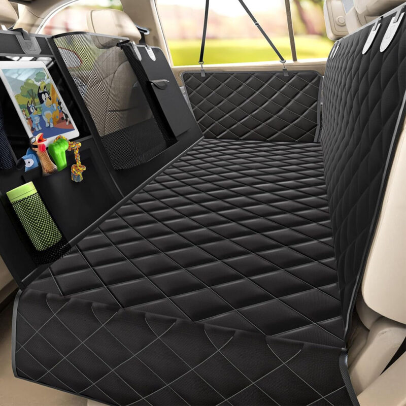 Funda protectora de asiento para autos, impermeable, antiarañazos para mascotas y niños