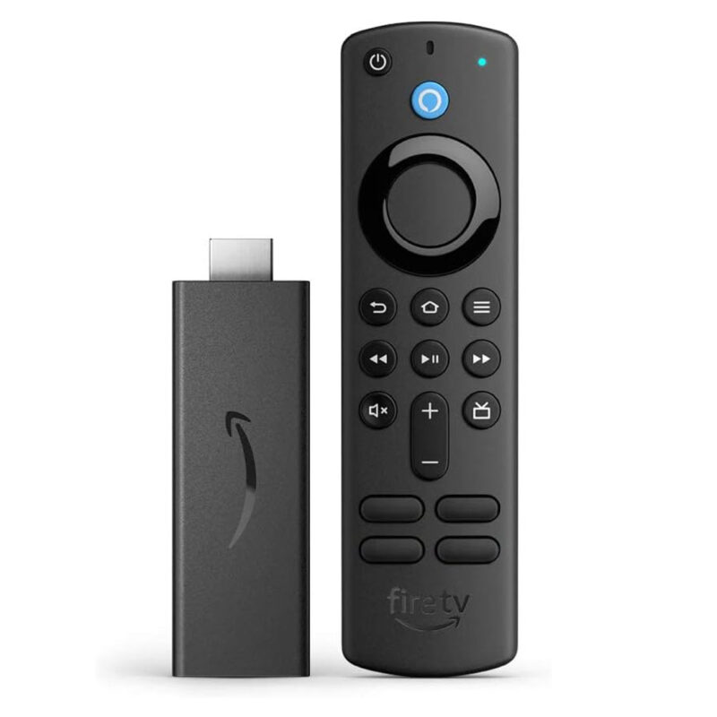 Amazon Fire TV Stick, HD, calidad nítida de imagen, streaming rápido, TV en vivo y gratuita.